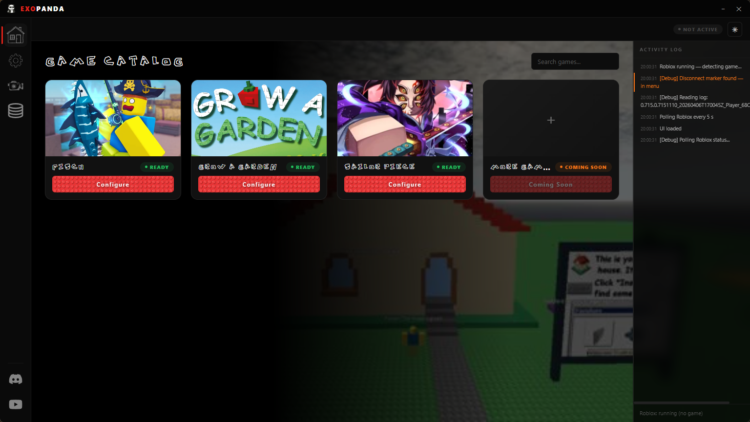 EXO Panda Hub Launcher